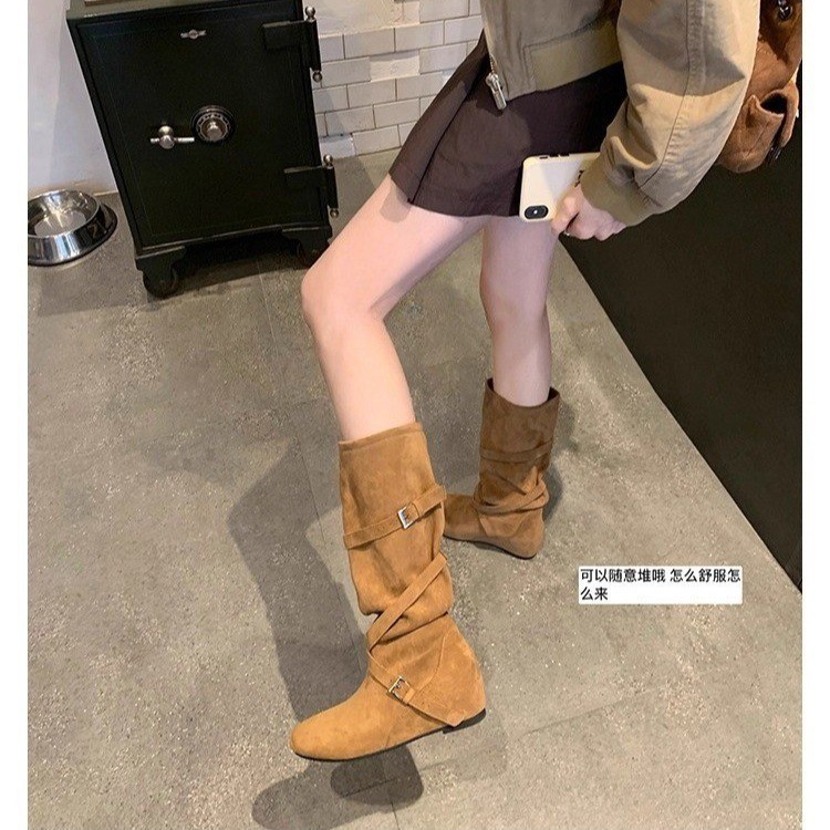Sock Boot Women - Ridderlaarzen dames 2026 nieuwe Britse stijl
