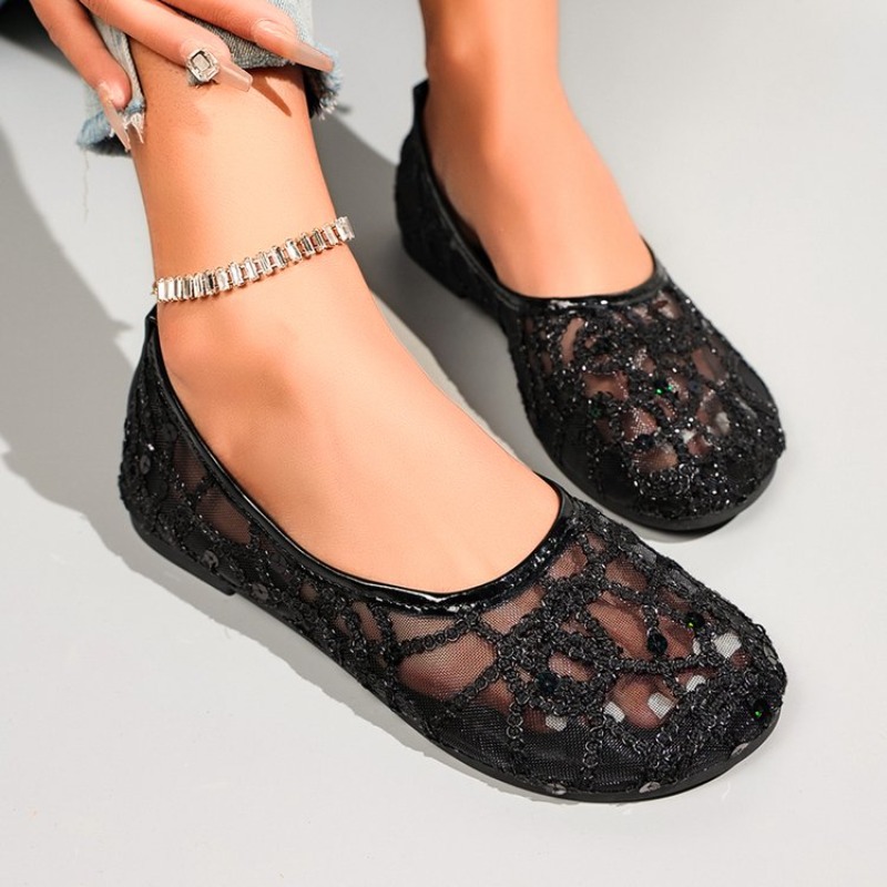 Women'S Shoes Clogs - Nieuwe Mesh Lazy Comfortabele enkellaars met