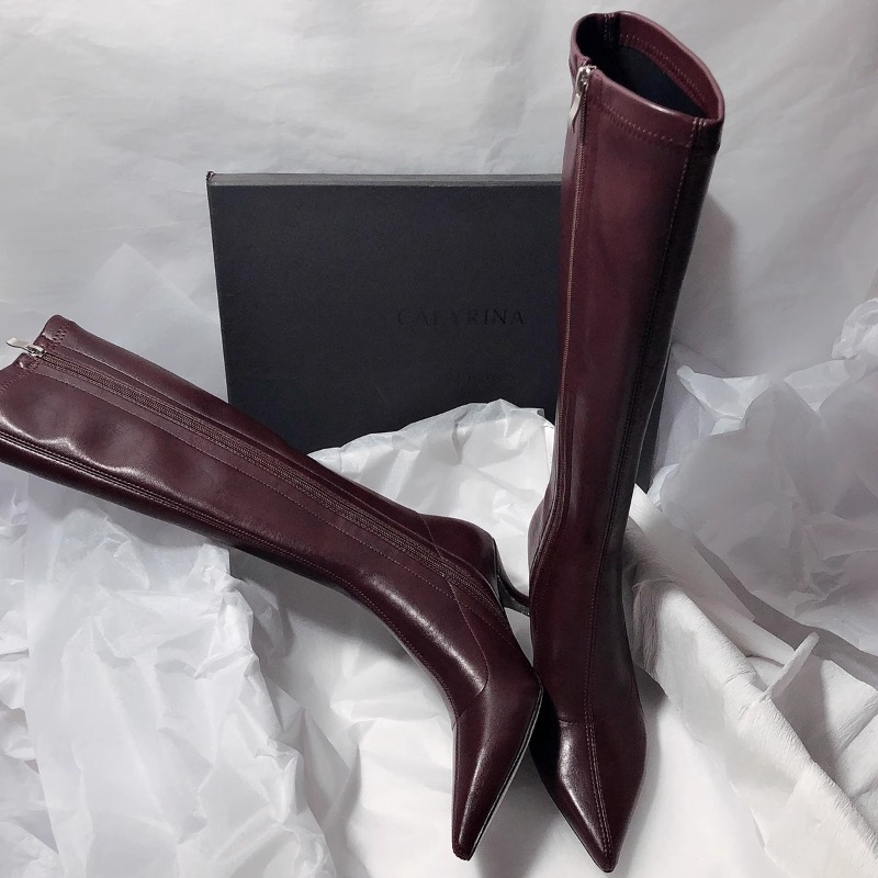 Knee High Boots Women - Herfst Nieuwe Stiletto Mode Laarzen Dames