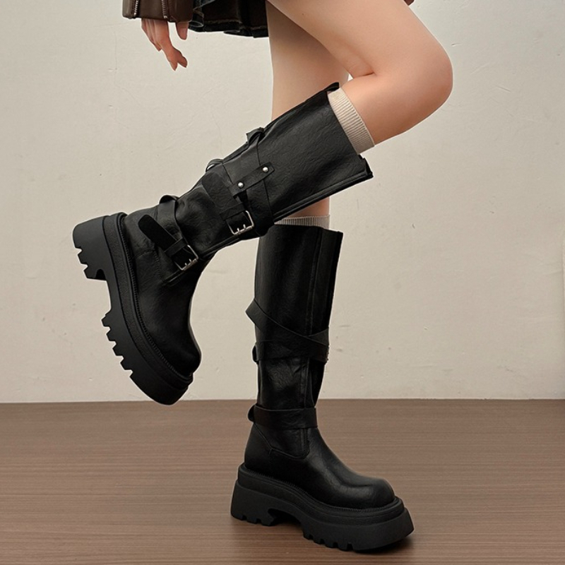 Y2K Platform Dames Kniehoge La - Knee High Boots Women recensie en prijs