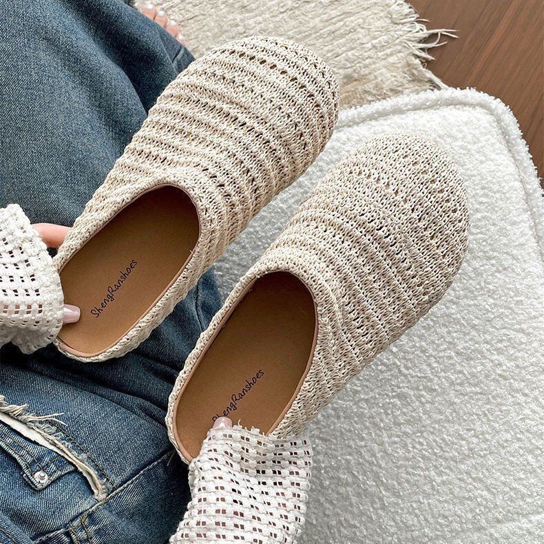Dames Raffia Geweven Muilezelp - Mule Slip On recensie en prijs