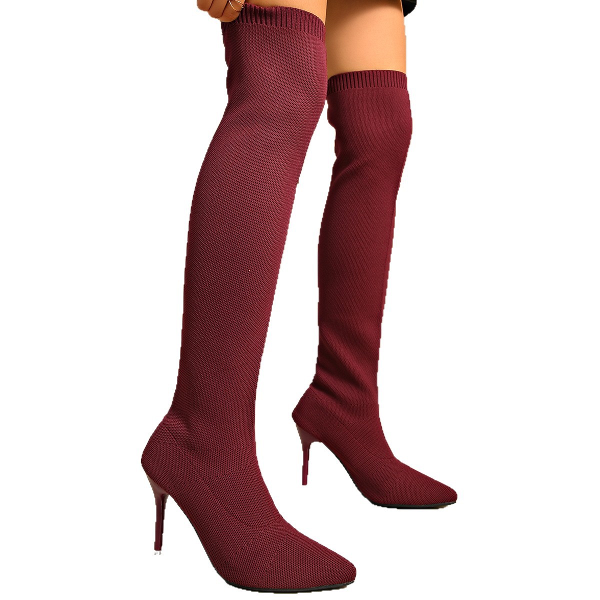 Overknee-soklaarzen, dames, du - Sock Boot Women recensie en prijs