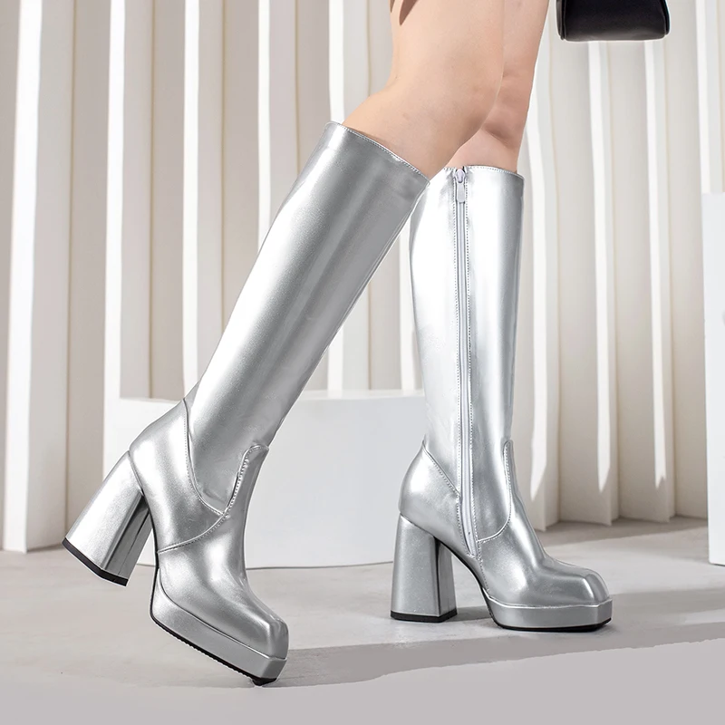 Groene Winter Vrouwen Platform - Knee High Boots Women recensie en prijs
